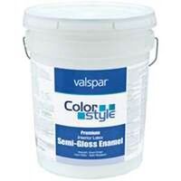 Interior Latex Paint, 5 Gal Flat Pastel Base
