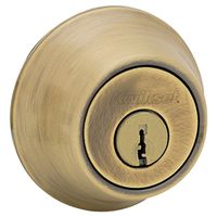 0749499 - 1-CYL DEADBOLT K6 ANTQ BRASS