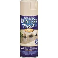 satin spray paint, 12 oz fossil