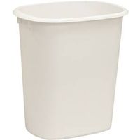 wastebasket, 6 qt white