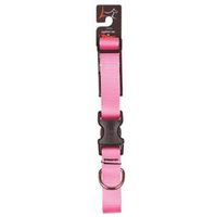 COLLAR DOG 1IN 12-20IN GUMPINK