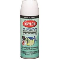 krylon fusion spray paint, 12 oz flat white