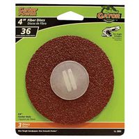 0786103 - 4X5/8 FIBER DISC 36 GRIT 3PK