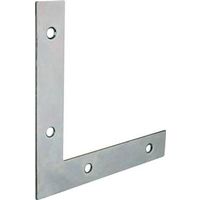galvanized flat corner iron, 3/4in. x 4in.