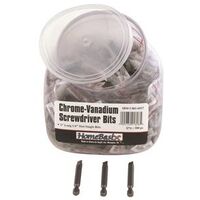 flat head screwdriver bit, 1/4in. x 2in.