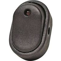Calterm 40393 Automotive Oval Rocker Switch with Red LED