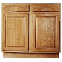 Two Door Sink Base, Oak 36in.