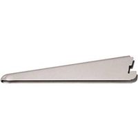 dual track shelf bracket, 14in. platinum