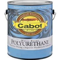 cabot water based polyurethane, 1 gal semi-gloss