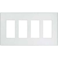 aspire four gang plate, silver granite