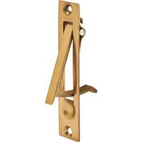 bypass door edge pull, 4in. brass