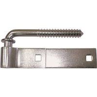 screw hook strap hinge, 16in. zinc