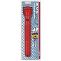 Maglite Flashlight, 3D Red