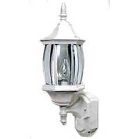 Cast Aluminum Motion Sensor Lantern, White