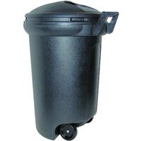 United Solutions TB0042 Round Wheeled Trash Can