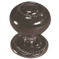 colonial knob, black