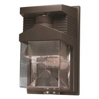 halogen security light, 190 degree bronze