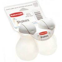 rubbermaid salt & pepper shaker, white