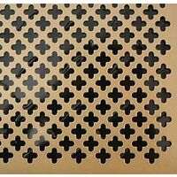 aluminum sheet, 1 x 2 brass