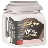 Exterior Latex Paint, 1 Qt Flat Neutral Base