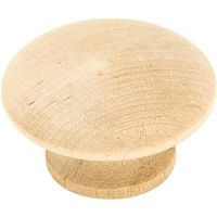 0907485 - 1-1/2X13/16 BIRCH WOOD KNOB