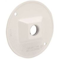 0920959-1/2 ROUND OUTLET COVER WHITE