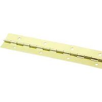 continuous hinge, 1 1/2in. x 48in. bright brass