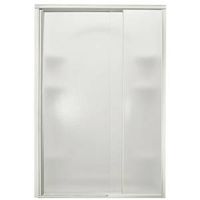 0956771 - SLVR PEBL GLS PIVOT SHWR DOOR