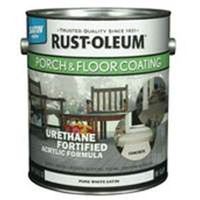 rustoleum semi-gloss porch & floor coating, 1 gal white