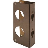 Combo Lock & Door Reinforcer, 1 3/4" Antique Brass