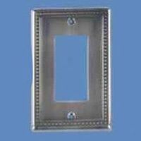 Single Rocker Wall Plate, Antique Nickel