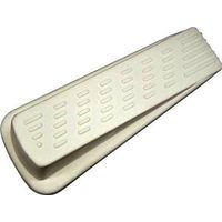 heavy duty rubber wedge door stop, almond