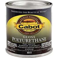 cabot oil based polyurethane, 1/2 pt gal gloss