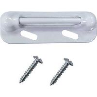 storm strike door adjustable white