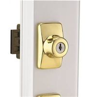 accents georgian deadlock, brass