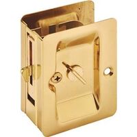 Pocket Door Privacy Latch, 2 3/8in. Brass