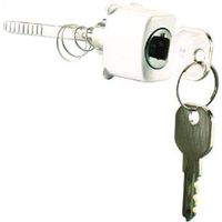 Mintcraft 58410-UW Rectangular Keyed Push Button Key Lock