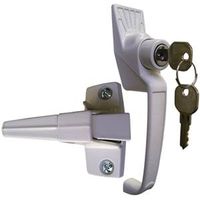 Ideal Security SK12 Keyed Pushbutton Latch, White