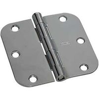 Radius Hinge, 3 1/2in. x 3 1/2in. Chrome