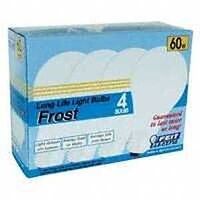 inside frost bulb, 60 watt a19  