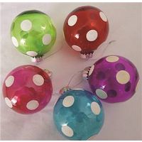 ORNAMENT PAINTED BALL 83MM    