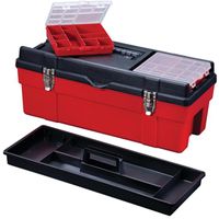 Stack-On Deluxe Tool Box With 2 Removable Parts Box