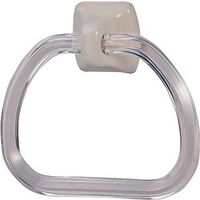 nova towel ring, white