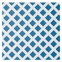 1146570-2X8 DIAMOND LATTICE WHITE