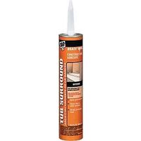 beat the nails tub & showe adhesive, 10.3 oz light gray