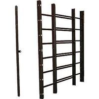 Window Guard,  6 Bar Black