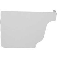 White Left End Cap      