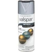 enamel spray paint, metallic silver