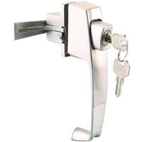 push button door latch key lock aluminum