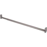 Zinc 48-72in. Adjustable Closet Rod